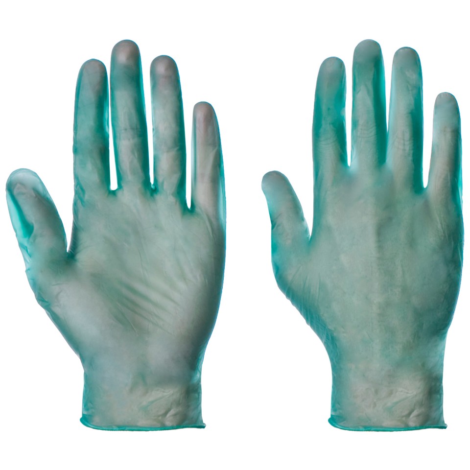 Powdered Vinyl Gloves