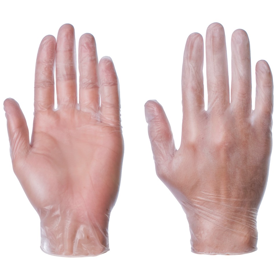 Powdered Vinyl Gloves