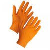 PG-901 Orange Disposable Nitrile Diamond Grip Gloves