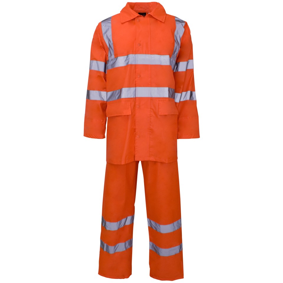 Polyester/PVC Hi Vis Rainwear - Rainsuit Polyester/PVC Hi Vis Rainwear - Rainsuit