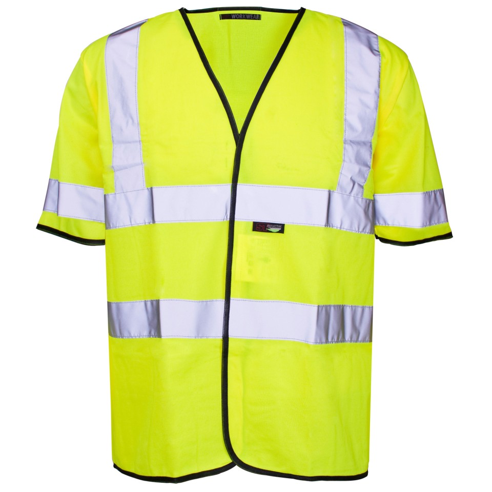 Hi Vis Short Sleeved Vest Hi Vis Short Sleeved Vest