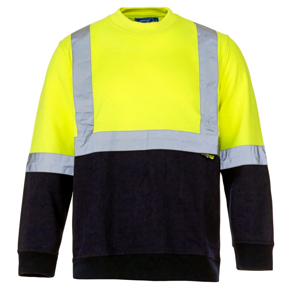 Hi Vis Crew Neck Sweatshirt