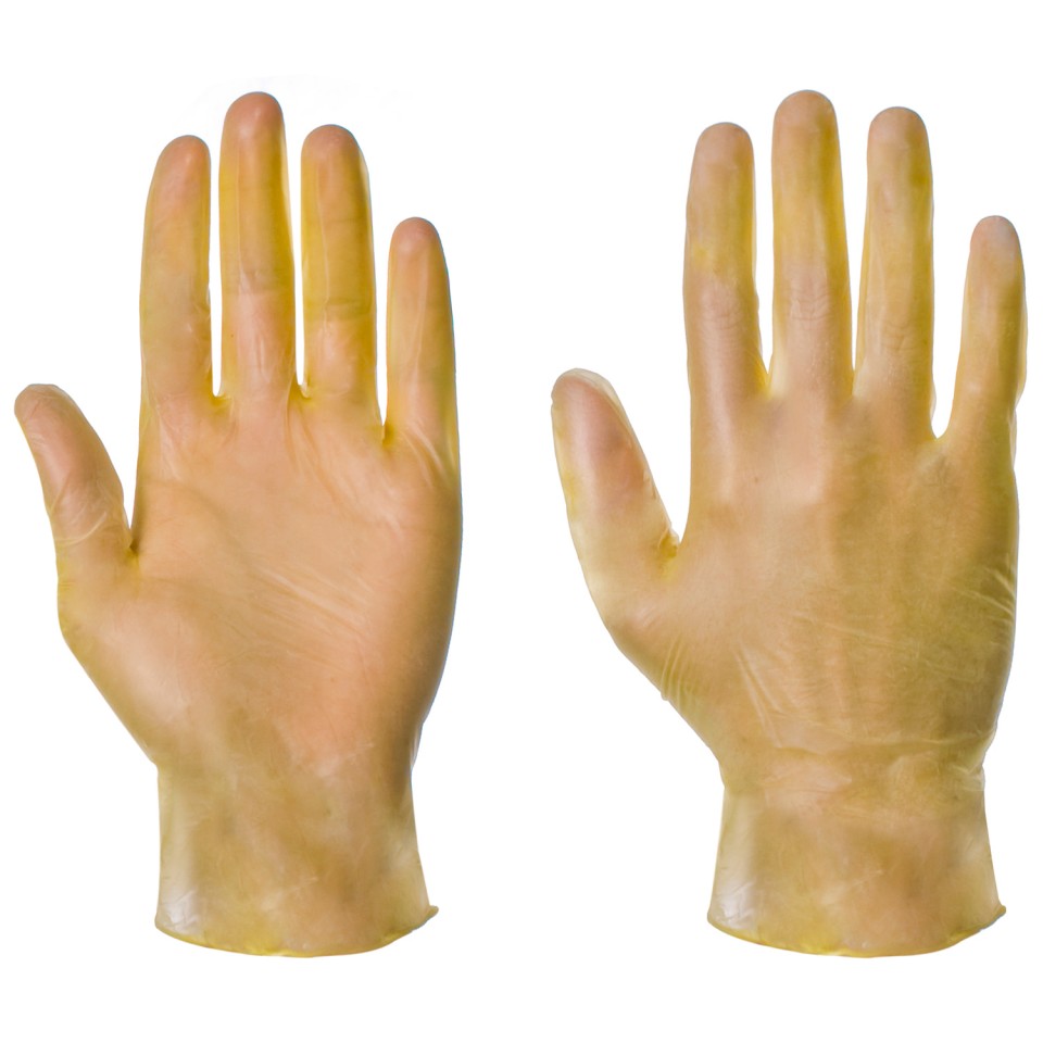 Powdered Vinyl Gloves