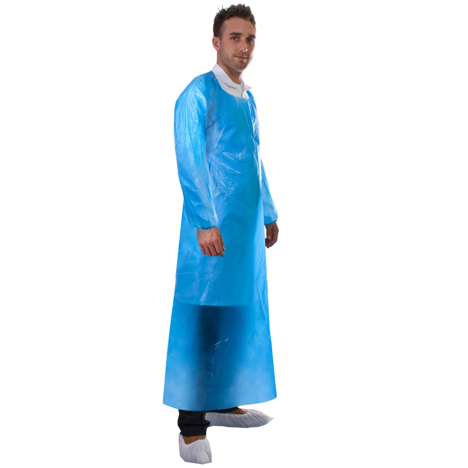 PE Apron With Sleeves