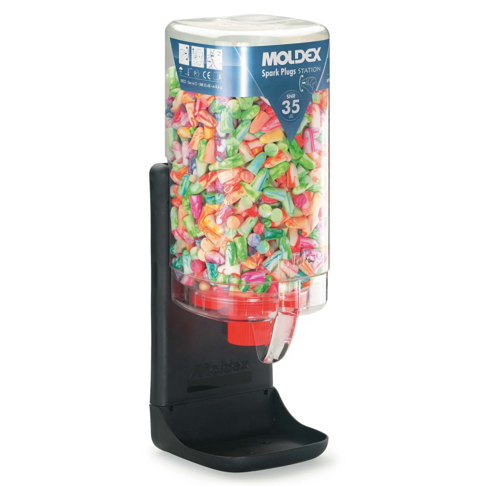 Made from recyclable material and with only 2% wastage, the dispenser puts protection at the centre of the workforce. Plugs remain hygienic as the dispenser mechanism is automatically replaced with every refill.