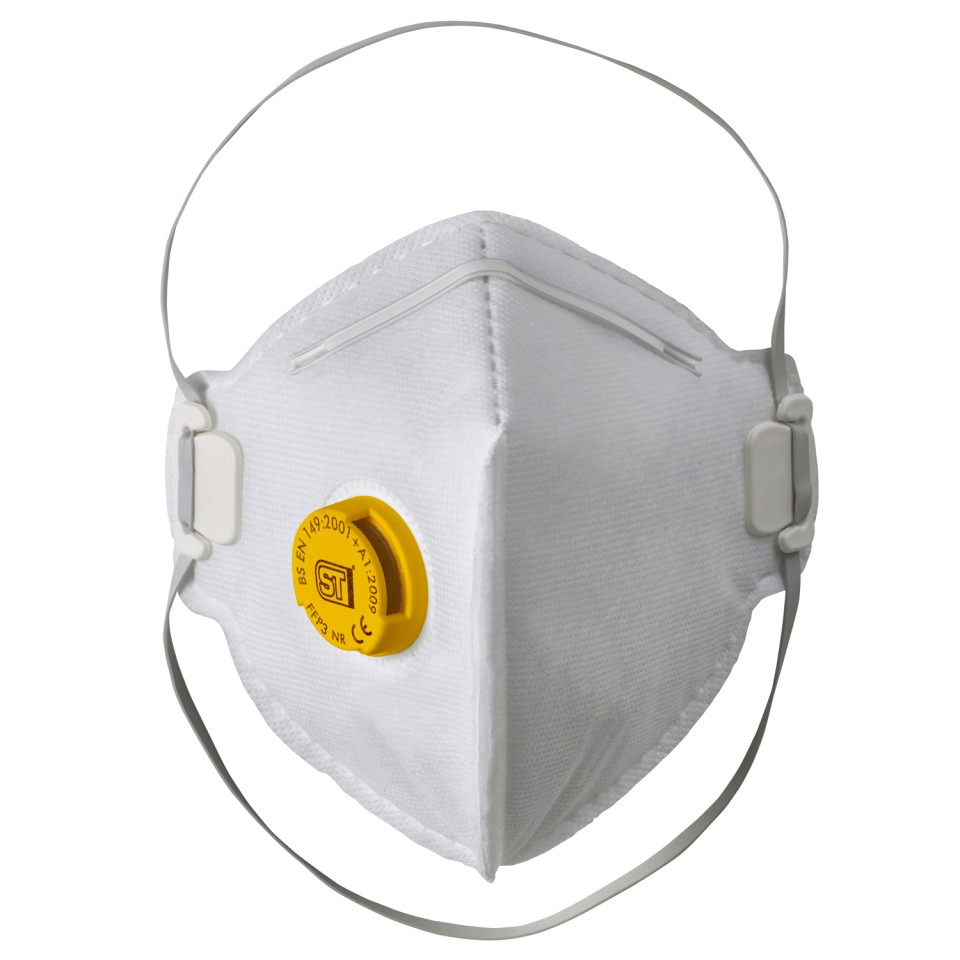 FFP3 Valved Flat Pack Respirator FFP3 Valved Flat Pack Respirator